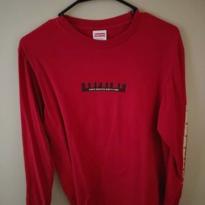 Supreme 1994 LS Tee FW18 Red Longsleeve
